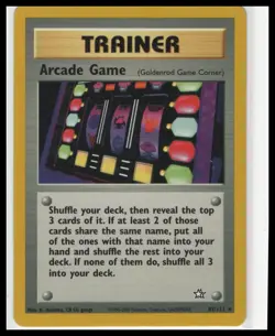 Pokemon TCG Neo Genesis Arcade Game Goldenrod Corner #083/111 Lightly Played - Image 1
