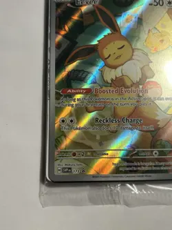 Pokemon TCG Eevee SVP 173 Prismatic Evolutions ETB Full Art Promo Card Sealed - Image 4