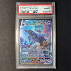 PSA 10 Shadow Rider Calyrex VMAX Alt Art 205/198 Chilling Reign Secret Pokemon - Image 1