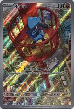 Riolu - 010 010 Holo P ME: Mega Evolution Promo Pokemon NM - Image 1