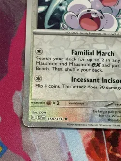 Pokemon Surging Sparks #158/191 Maushold Reverse Holo - Image 4