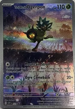 Teal Mask Ogerpon 123 Holo P Scarlet & Violet Promo Pokemon NM - Image 1