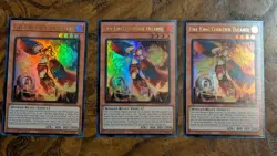 3x Fire King Courtier Ulcanix Ultra Rare MP25-EN262 1st Ed Yu-Gi-Oh! PLAYSET - Image 1