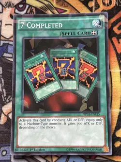 7 Completed BP03-EN135 1st Edition Near Mint Shatterfoil Yu-Gi-Oh - Image 1