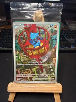 Pokemon TCG Riolu 010 – Mega Evolutions – Black Star Promo – Sealed - NM - Image 1