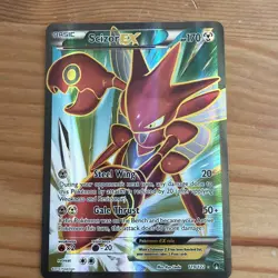 Pokemon TCG Scizor EX Full Art #119/122 Breakpoint NM/M Condition - Image 1