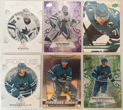San Jose Sharks 22 Hockey Card Lot!!! Parallels, Inserts & Rookies. Celebrini - Image 5