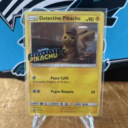 Pokemon TCG Detective Pikachu Stamped SM190 Black Star Promo - Image 1