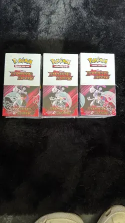 Pokemon TCG x 3 Destined Rivals Half Boosters New & Sealed - Image 1