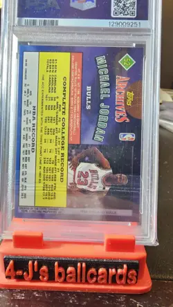 1992-93 Topps Archives - Michael Jordan #52 PSA 10 - Image 2