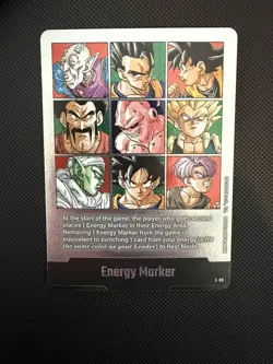 Energy Marker E-89 Manga Booster 02 Dragon Ball Card DBS TCG Silver NM - Image 1