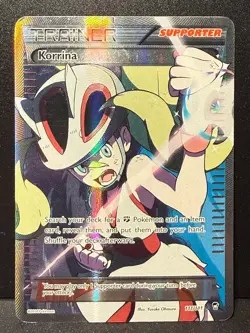 Korrina 111/111 XY Furious Fists Rare Full Art Trainer Holo Pokemon Card HP - Image 1