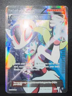 Korrina 111/111 XY Furious Fists Rare Full Art Trainer Holo Pokemon Card HP - Image 2