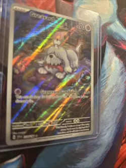 Pokemon TCG Greavard Illustration Rare Card 214/198 Scarlet & Violet Base Set - Image 3