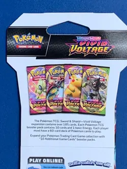 POKEMON.SWORD AND SHIELD, VIVID VOLTAGE TRADING CARD PACK -:- AS NEW CONDITION. - Image 4
