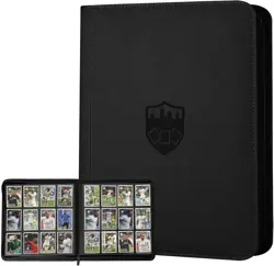 Trading Card Binder 12 Pocket, PU Cover Card Binder for 720 Cards, Premium Trad - Image 1