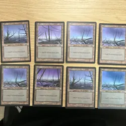 8x swamp #333 Urza's Saga Basic Land Magic The Gathering MTG Mixed Condition - Image 1