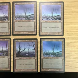 8x swamp #333 Urza's Saga Basic Land Magic The Gathering MTG Mixed Condition - Image 3