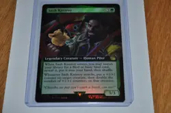 MTG magic FINAL FANTASY rare SAZH KATZROY extended art FOIL FIN #472 - Image 1