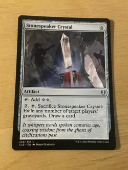 MTG Stonespeaker Crystal – Commander Legends: Battle For Baldur’s Gate NM Eng - Image 1