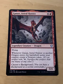 1x Ganax, Astral Hunter - NM Eng MTG - Commander Legends Baldur's Gate - Image 1