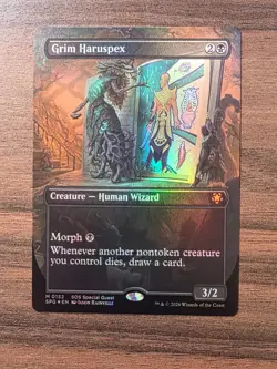 Grim Haruspex (Borderless Foil) SPG MTG Secrets of Strixhaven - Image 1