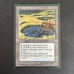 MTG Sulfurous Springs - Ice Age - Magic: The Gathering - Premodern- Commander - Image 1