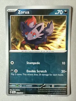 Pokemon TCG * SV Shroulded Fable * 31/64 Zorua REVERSE HOLO C * FRESH PK - Image 1