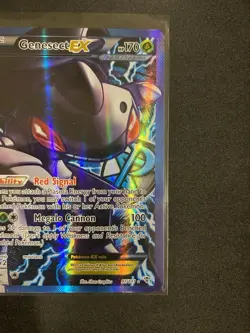 Pokemon TCG Genesect EX Team Plasma 97 Full Art Holo Card 97 /101 Plasma Blast - Image 3