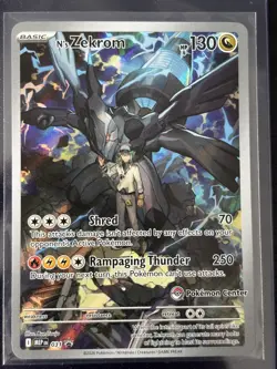 N's Zekrom 031 Pokemon Center Stamped Ascended Heroes Black Star promo - Image 1