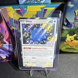Pokemon Ditto 201/091 SV: Paldean Fates Shiny Rare Holo English (2024) - Image 1
