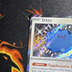 Pokemon Ditto 201/091 SV: Paldean Fates Shiny Rare Holo English (2024) - Image 3