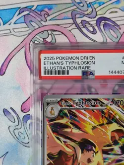 Pokemon TCG Ethan’s Typhlosion Illustration Rare 190/182 Destined Rivals PSA 9 - Image 2