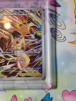 Pokemon TCG Ethan’s Typhlosion Illustration Rare 190/182 Destined Rivals PSA 9 - Image 4