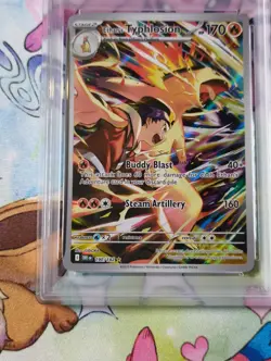 Pokemon TCG Ethan’s Typhlosion Illustration Rare 190/182 Destined Rivals PSA 9 - Image 5