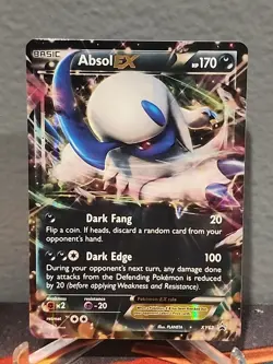 Absol EX XY62 Black Star Promo Pokemon Card See Description - Image 1