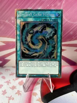 Ancient Gear Fusion ra05-en063 (NEW) Starlight Rare Yu-Gi-Oh! - Image 1