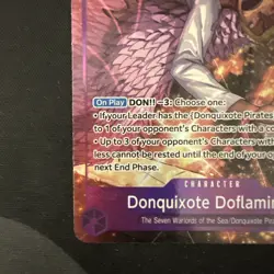 Donquixote Doflamingo - OP14-069 (Alternate Art) The Azure Sea's Seven One Piece - Image 3