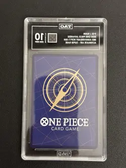 Nami OP11-054 Alternate Art SR One Piece 3rd Anniversary Set JP TAG 10 Gem Mint - Image 2