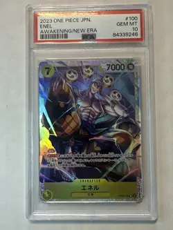 2023 One Piece Awakening of the New Era Japanese Enel Super Rare OP05-100 PSA 10 - Image 1