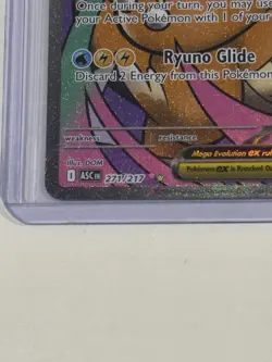 Pokemon Mega Dragonite EX Full Art Holo 271/217 Stage 2 DOM Illustrator Card - Image 3