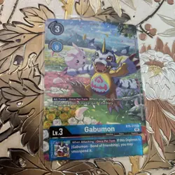Digimon Card Game Gabumon BT6-019 U Alternate Art Foil LP-NM - Image 1