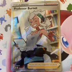 Professor Burnet Trainer Gallery Silver Tempest Pokemon Card TG26/TG30 - Image 1