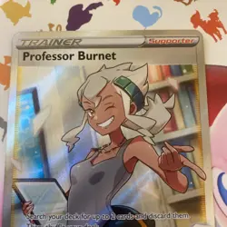 Professor Burnet Trainer Gallery Silver Tempest Pokemon Card TG26/TG30 - Image 3