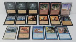 4th Edition Japanese FBB & Renaissance - Magic MTG 17 Card Lot - Bad Moon X3! - Image 1