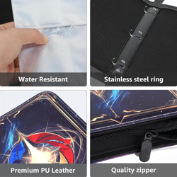 Lorcana Binder 9 Pocket, Large Lorcana Trading Card Binder with 50 Lorcana Card - Image 3