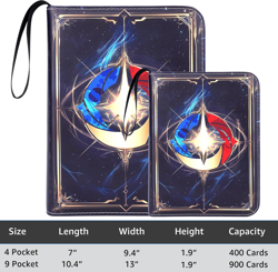 Lorcana Binder 9 Pocket, Large Lorcana Trading Card Binder with 50 Lorcana Card - Image 5