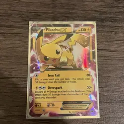 Pikachu EX XY84 XY Generations Promo Holo Ultra Rare Pokemon Card - Image 1