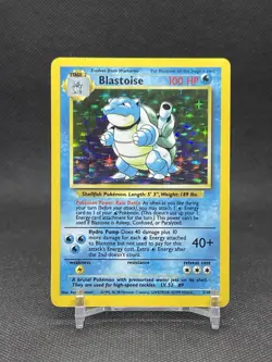 Blastoise #2/102 / Base Set - LP/MP Condition - Holo Rare / Pokemon Card - Image 1
