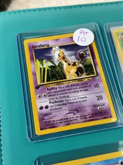 1999 Pokemon 1st Edition Neo Genesis Team Rocket Fossil lot - 13 Cards - Image 3